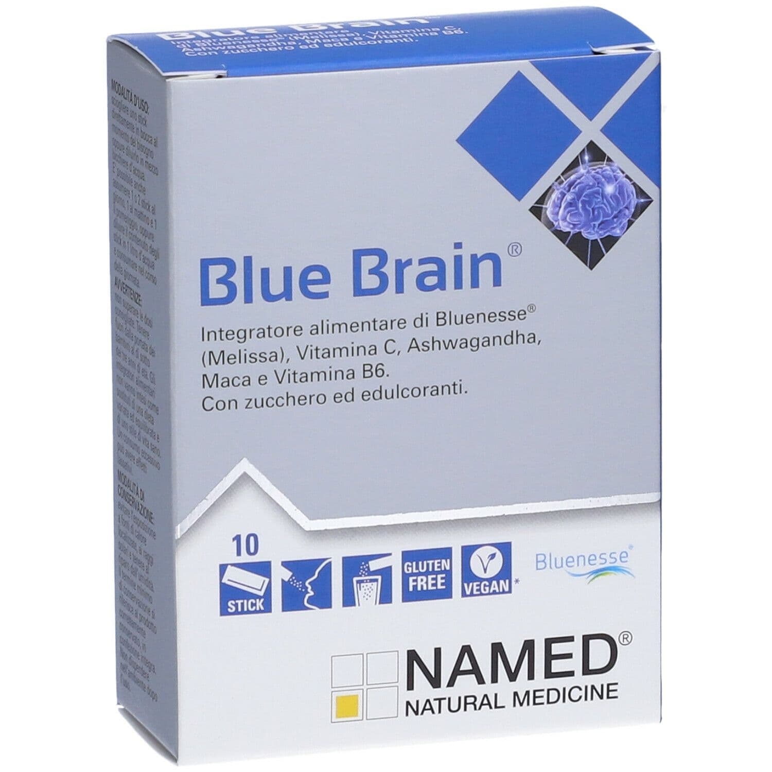 Named Blue Brain 10 Stick 2 G