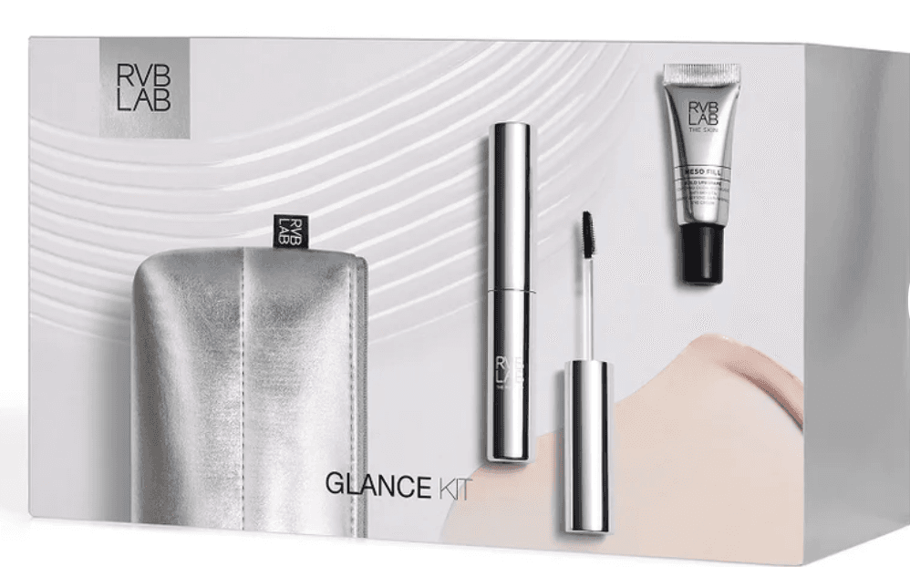 Rvblab kit glance 2025 build up&shape contorno occhi anti rughe anti gravita' 5 ml + 4d pro lash&brow siero ciglia e sopracciglia 4,5 ml