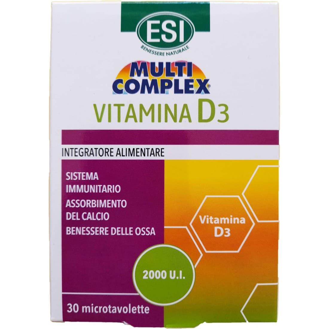 ESI MULTICOMPLEX VITAMINA D3 30TAVOLETTE
