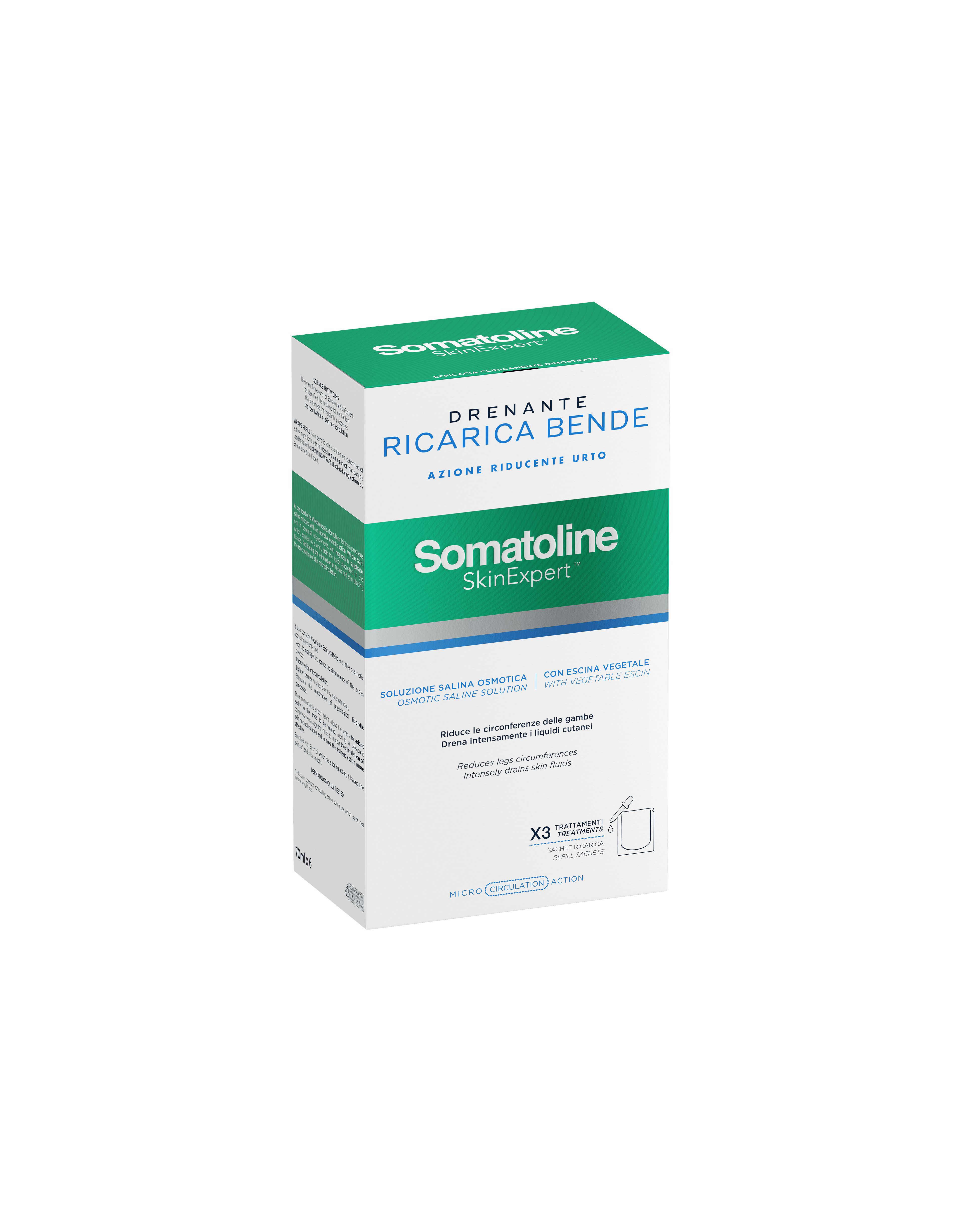 Somatoline Ricarica Bende Drenanti riutilizzabili ad Azione Riducente Urto in offerta