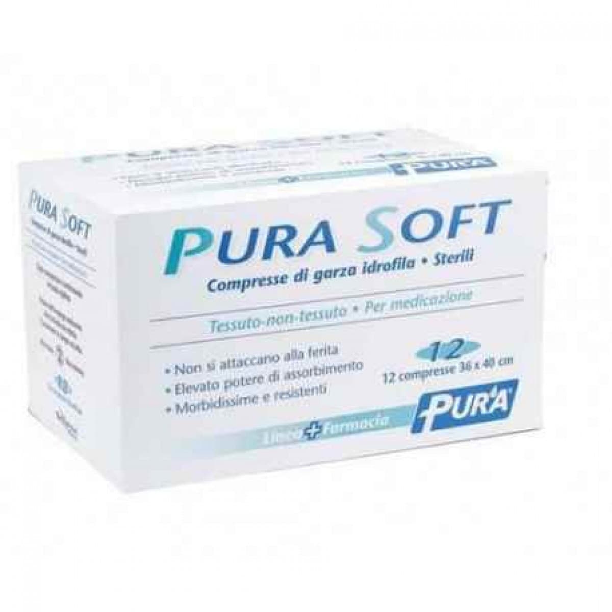 GARZA PURA SOFT 36X40CM 12PZ