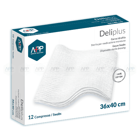 GARZA DELIPLUS 18X40CM 12PZ