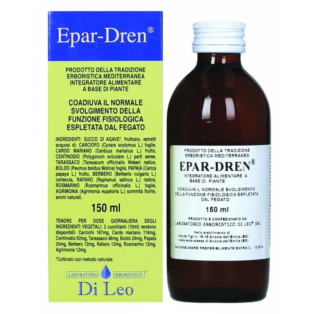 EPAR DREN FL 150ML DI LEO