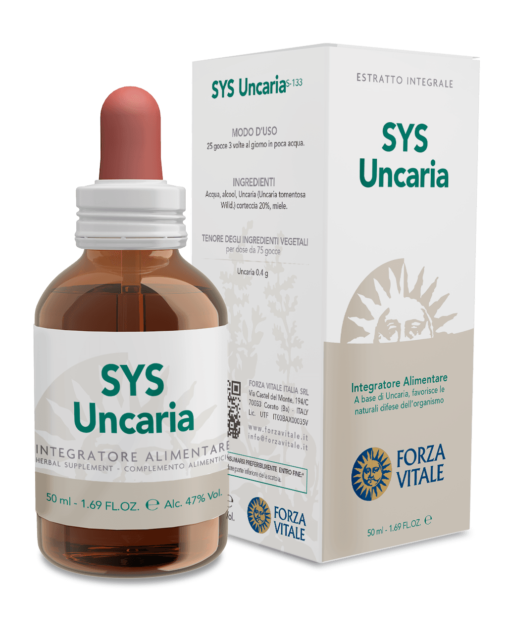SYS UNCARIA SOL IAL 50ML