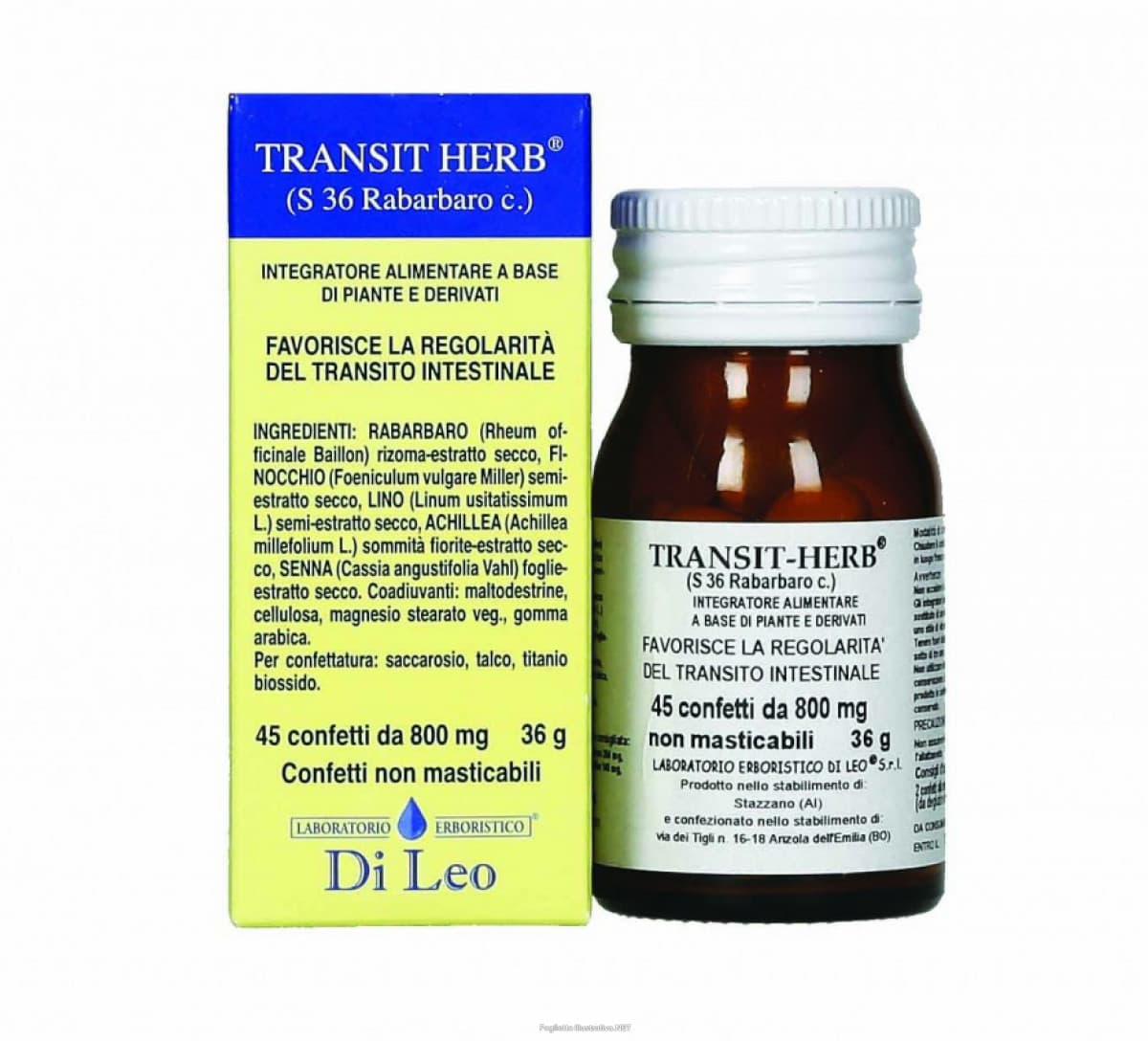 Transit-Herb Composto S 36 Rabarbaro 45 Confetti