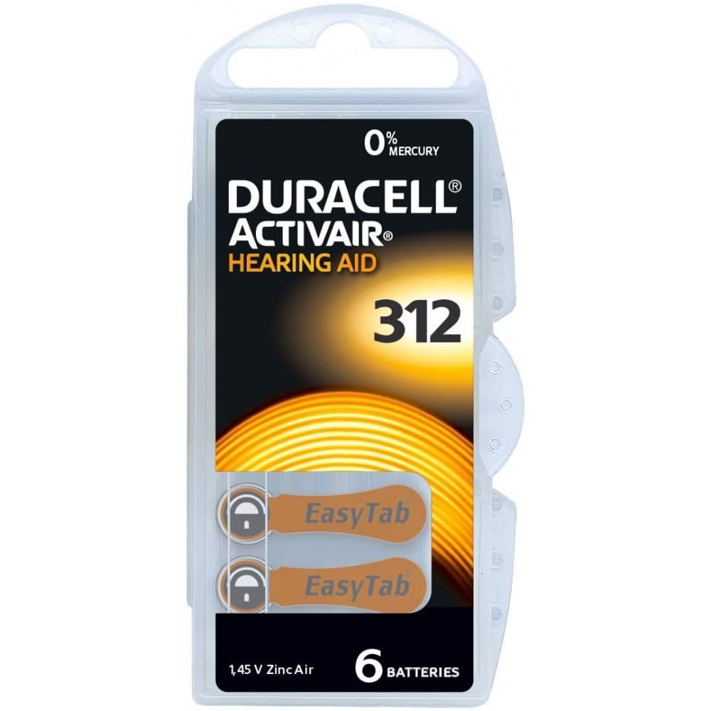 DURACELL EASY TAB 312 MARRONE