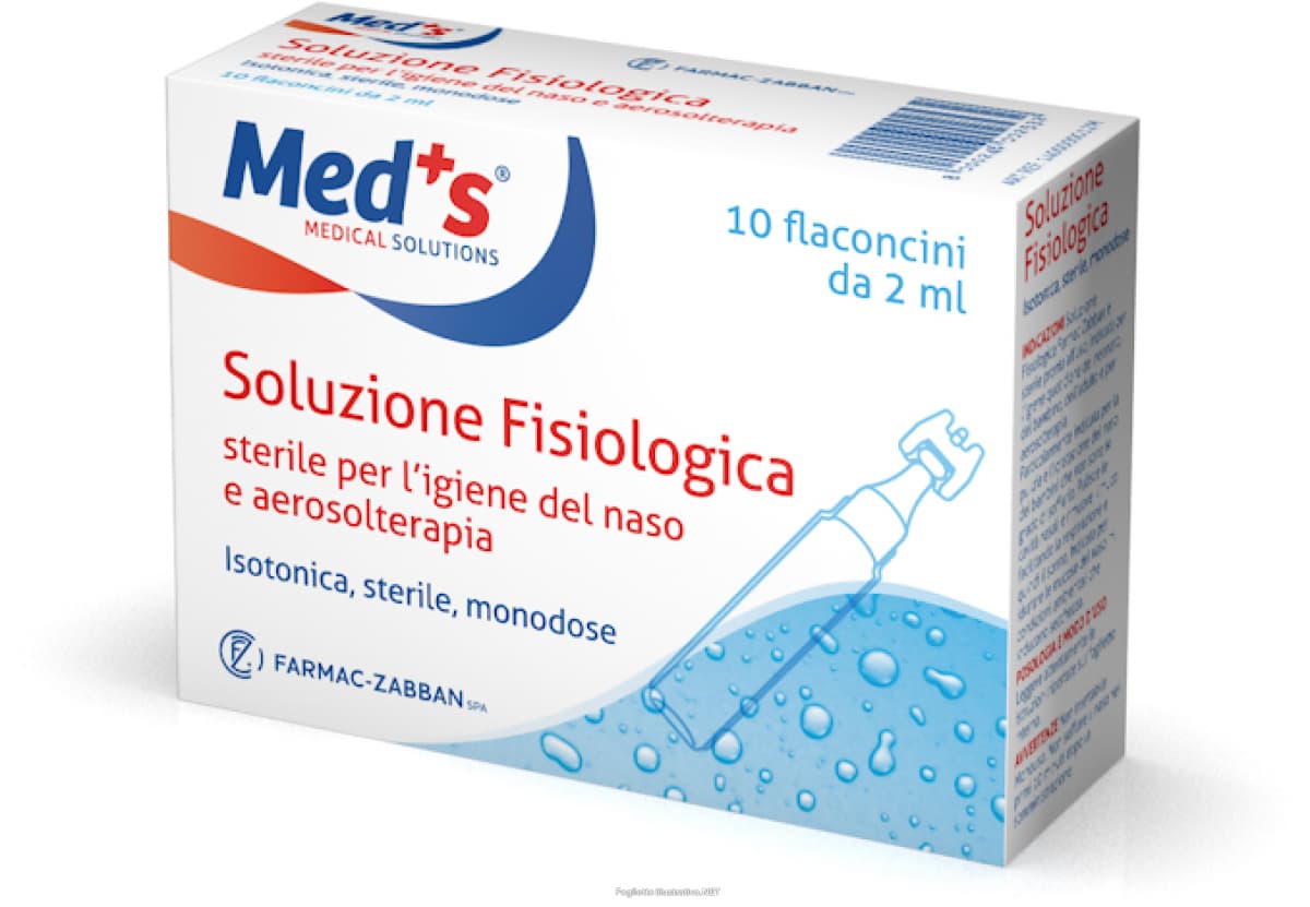 MEDS SOLUZIONE FISIOL 10F 2ML