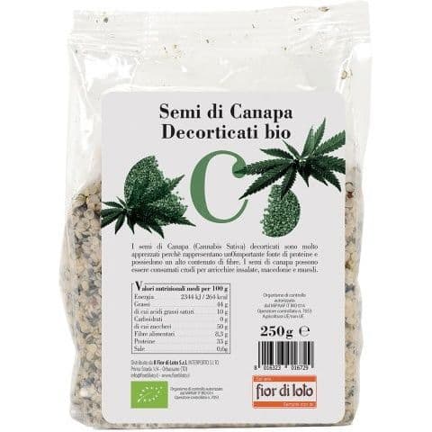 SEMI CANAPA DECORTIC BIO 250G