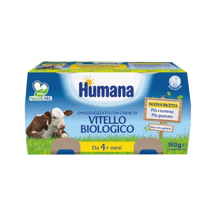 HUMANA OMOG VITELLO BIO 2X80G