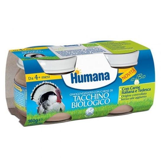 HUMANA OMOG TACCHINO BIO 2X80G