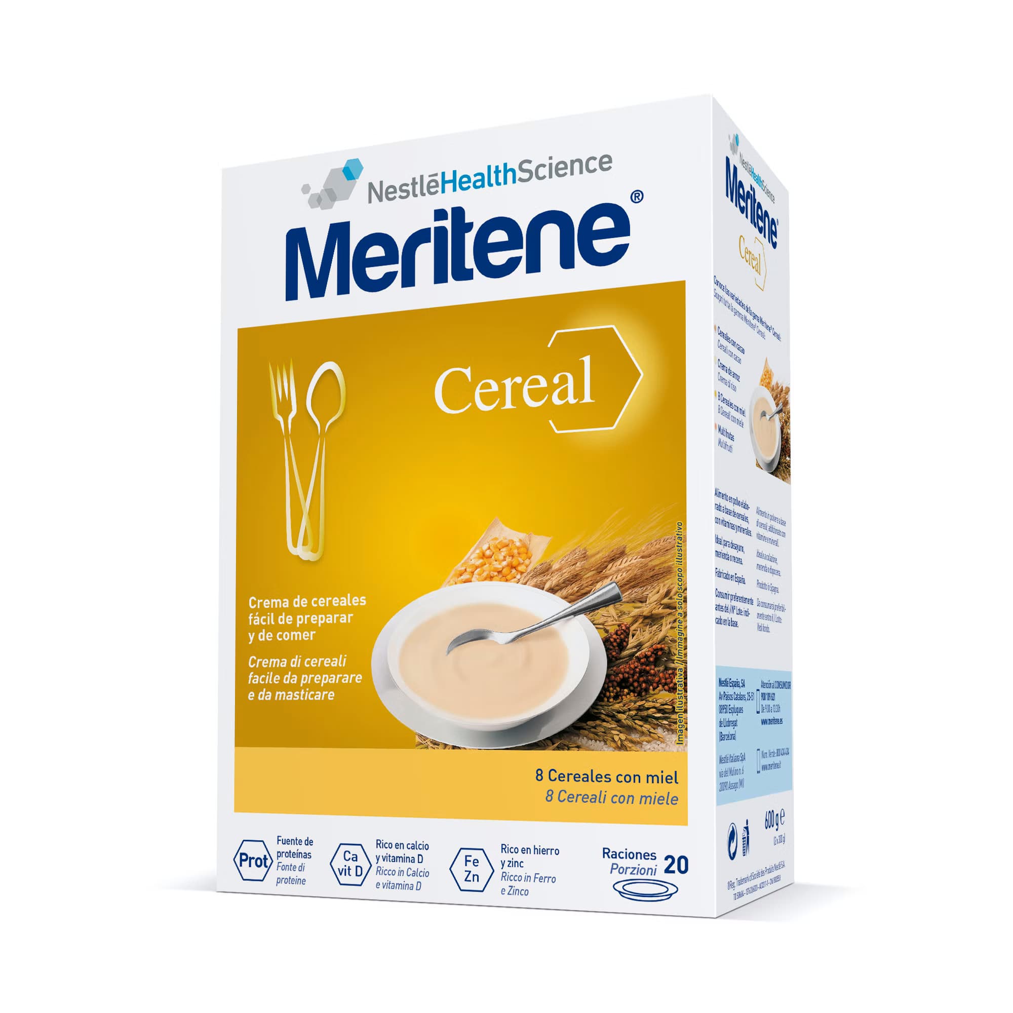 MERITENE 8CEREALI MIELE 2X300G