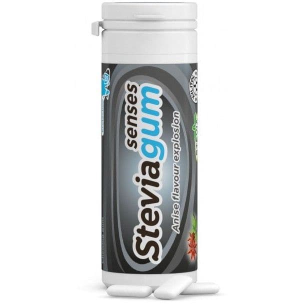 LEMON PHARMA STEVIA GUM BLACK S