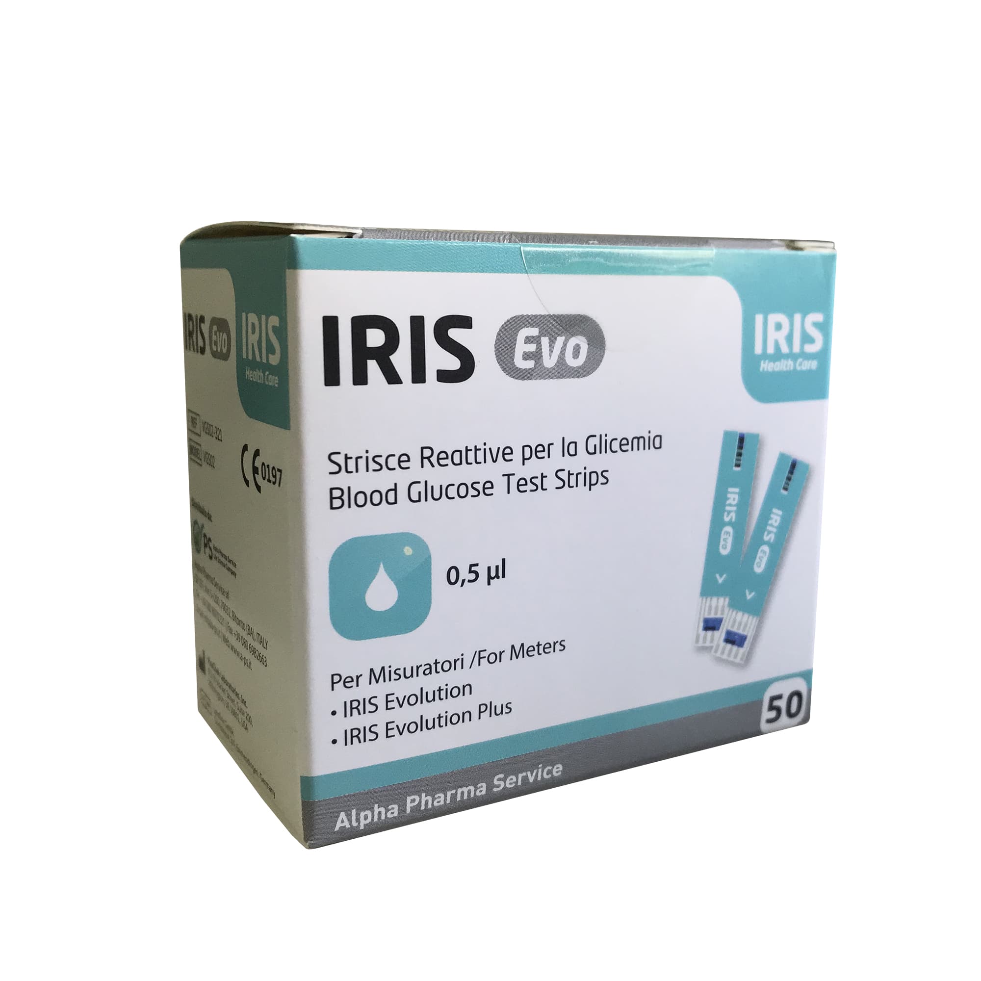 IRIS EVO STRISCE GLICEMIA 50PZ