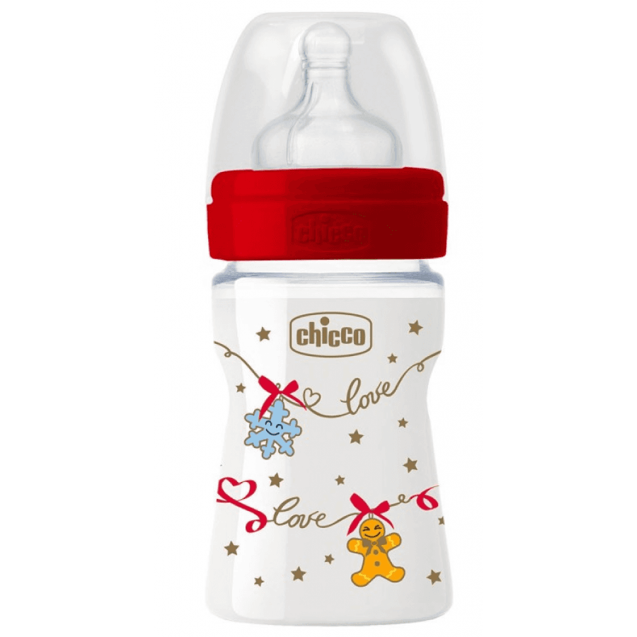 Chicco biberon 150 ml in polipropilene tettarella in silicone natale