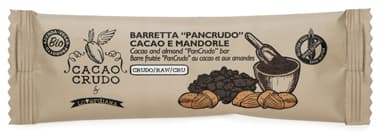 La Finestra sul Cielo Cacao Crudo Barretta Biologica Pancrudo Cacao e Mandorle