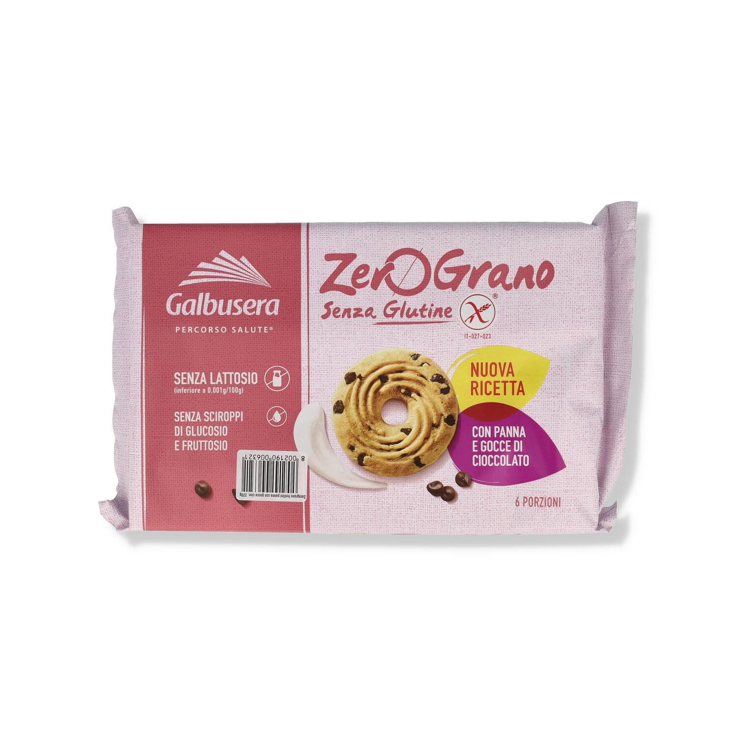 ZEROGRANO BISCOTTO PANNA/CIOC