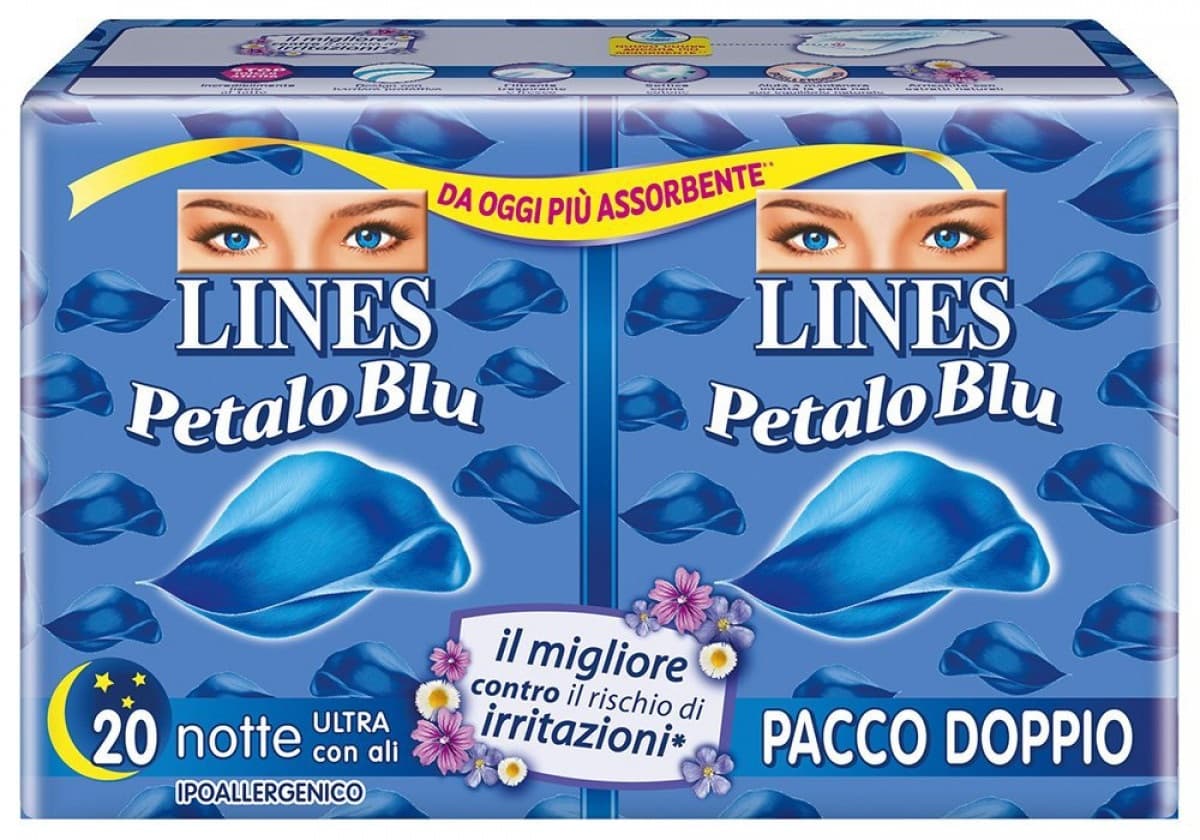 LINES PETALO BLU NOTTE 18PZ