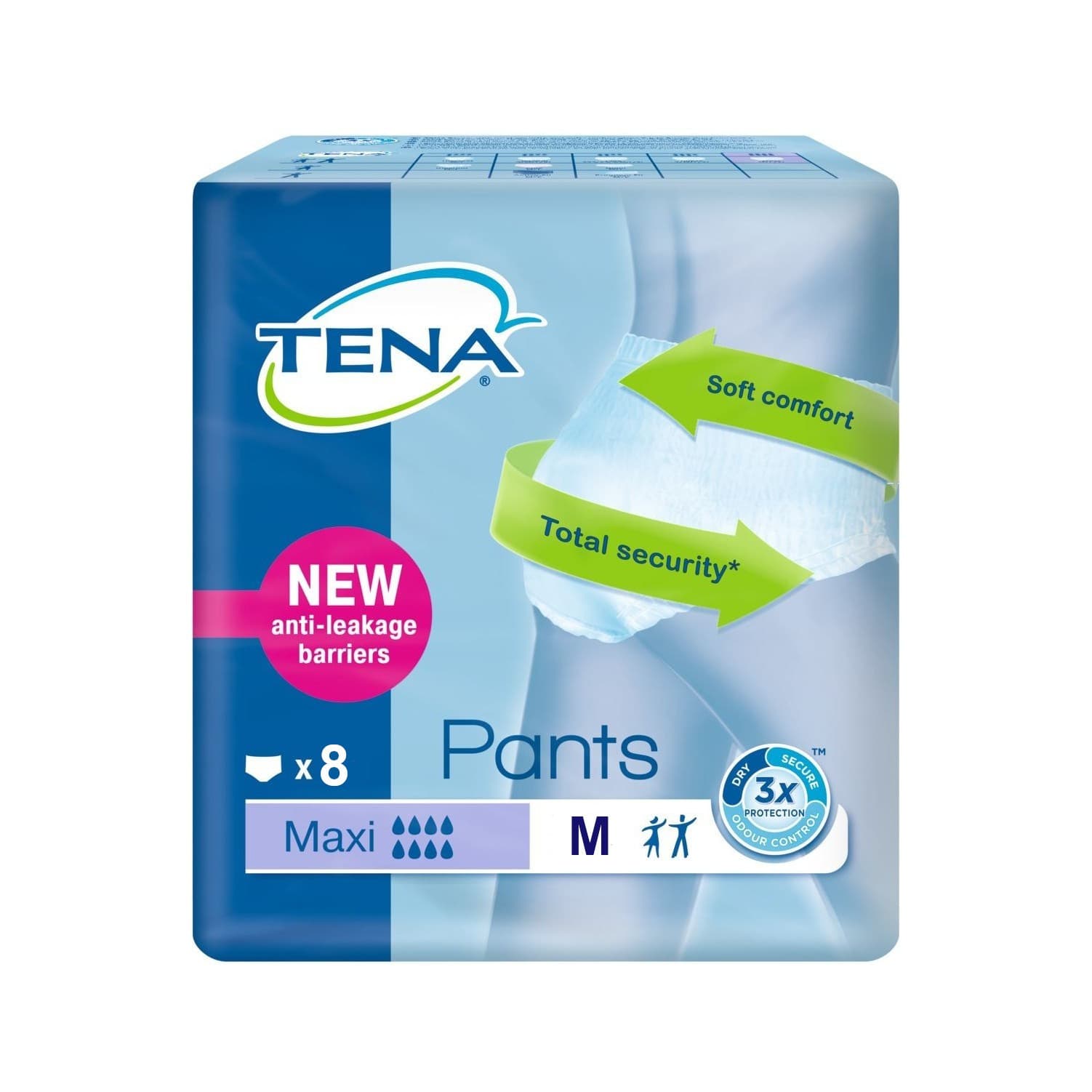 TENA PANTS MAXI M 8PZ