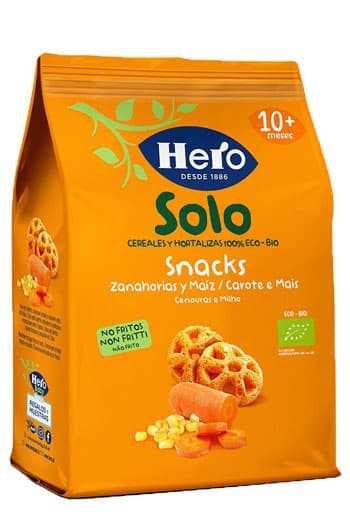 HERO SOLO SNACK CAROTA/MAIS40G