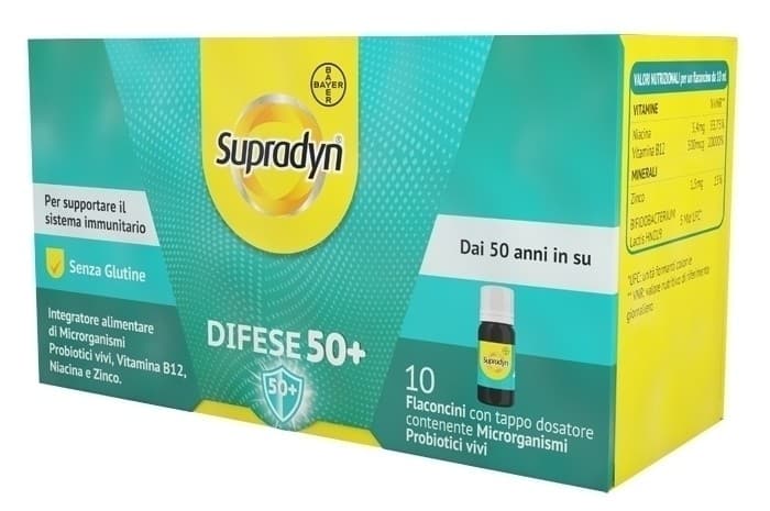 SUPRADYN DIFESE 50+ 10 FLACONCINI 10ML