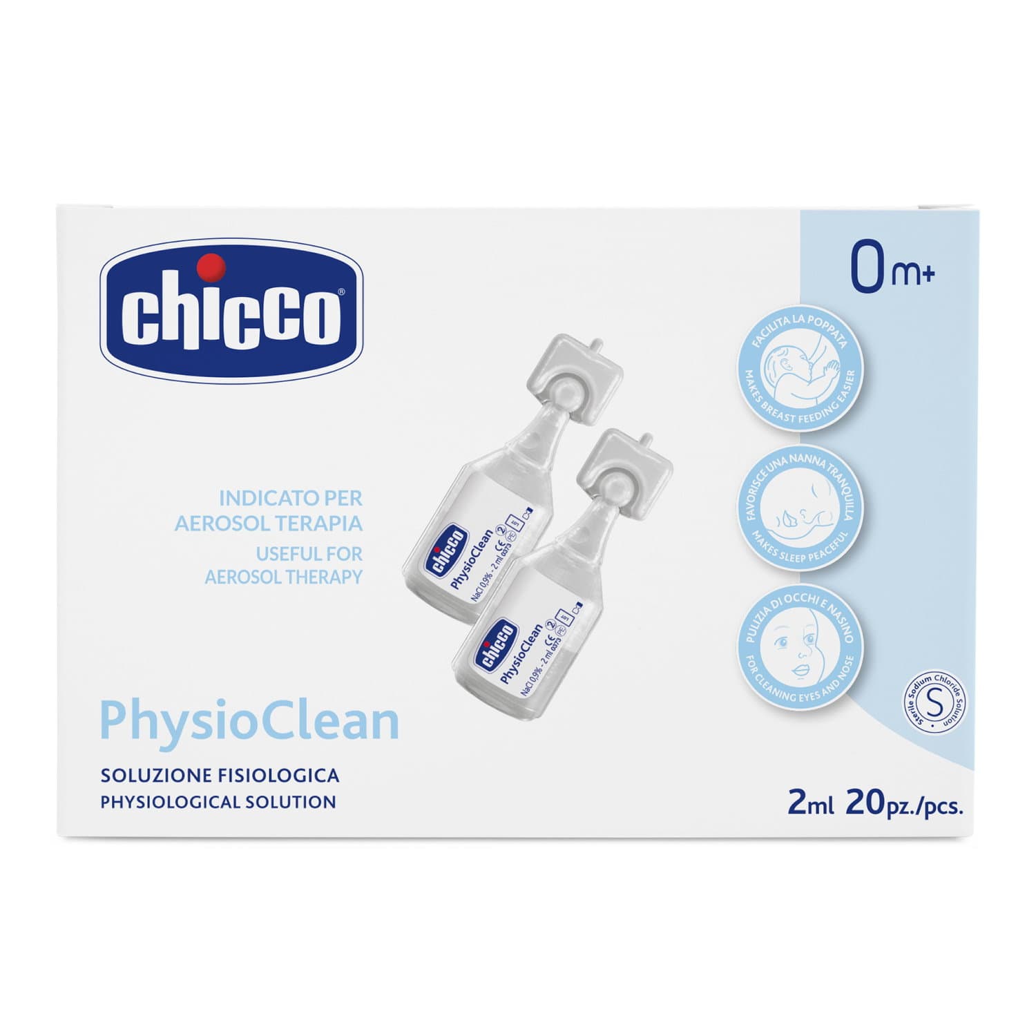 Chicco - Physioclean Soluzione Fisiologica 2ml 20pz