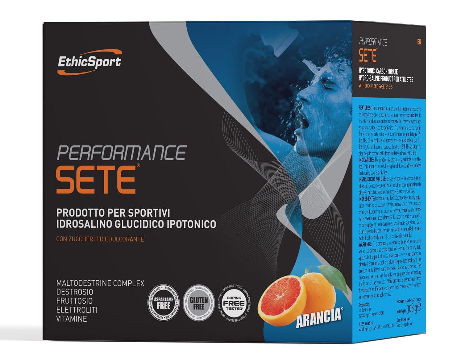 EthicSport - Performance Sete Gusto Arancia 14 bustine