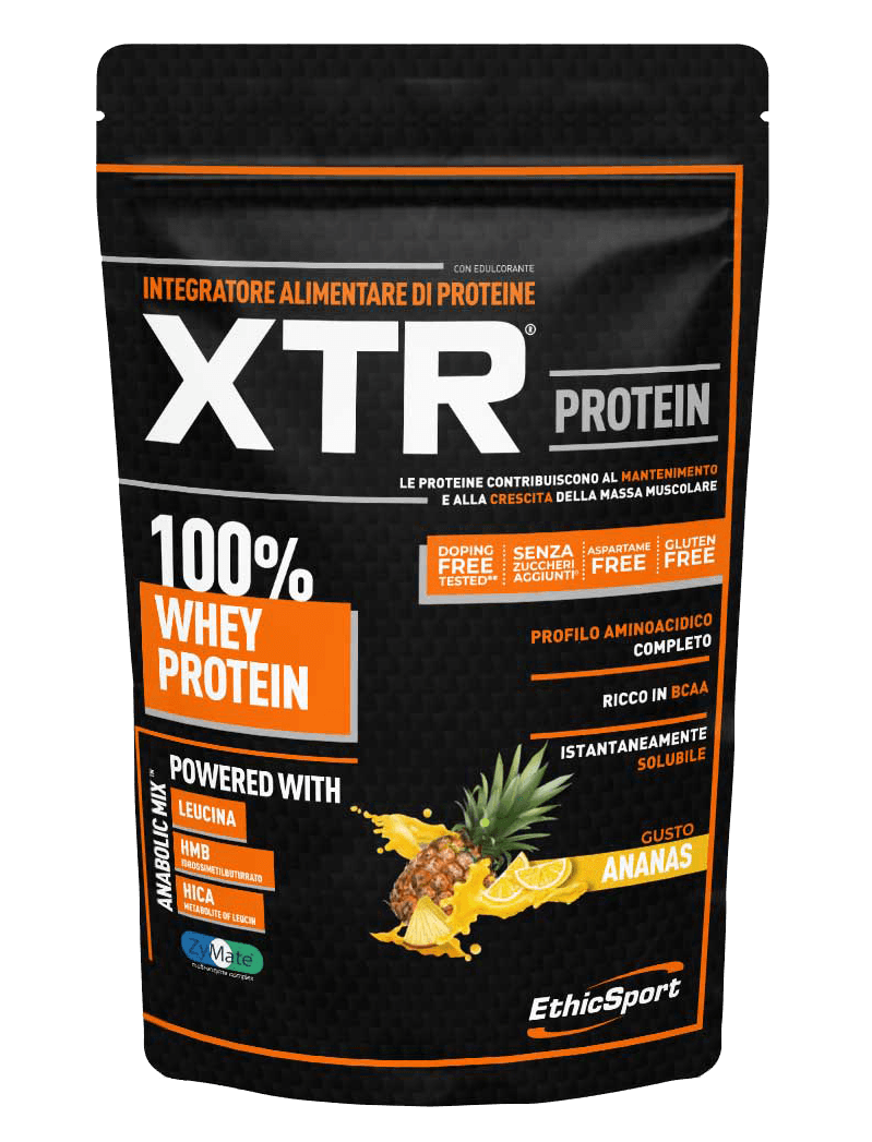EthicSport - PROTEIN XTR con AnabolicMix Gusto Ananas-Lemon 900G