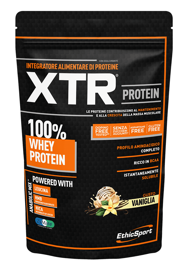 EthicSport - PROTEIN XTR con AnabolicMix Gusto Vaniglia 900G