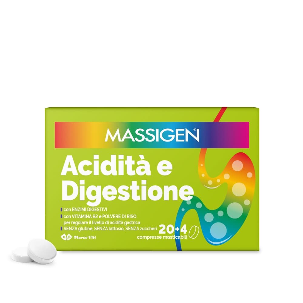 Massigen - Acidità E Digestione - Compresse