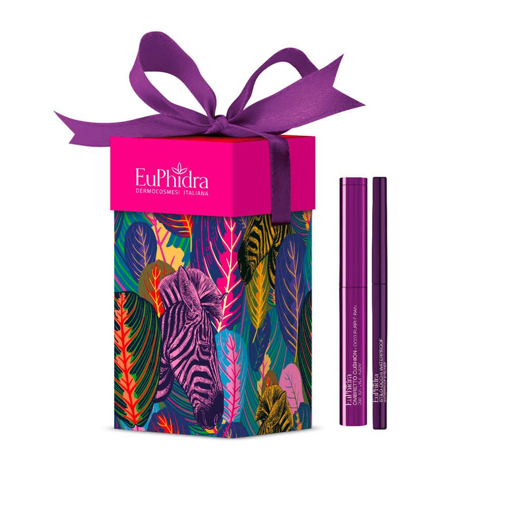 Euphidra --cofanetto Carnival 2 ( ombretto cushion OC03+ Stilo Occhi Waterproof SO04)