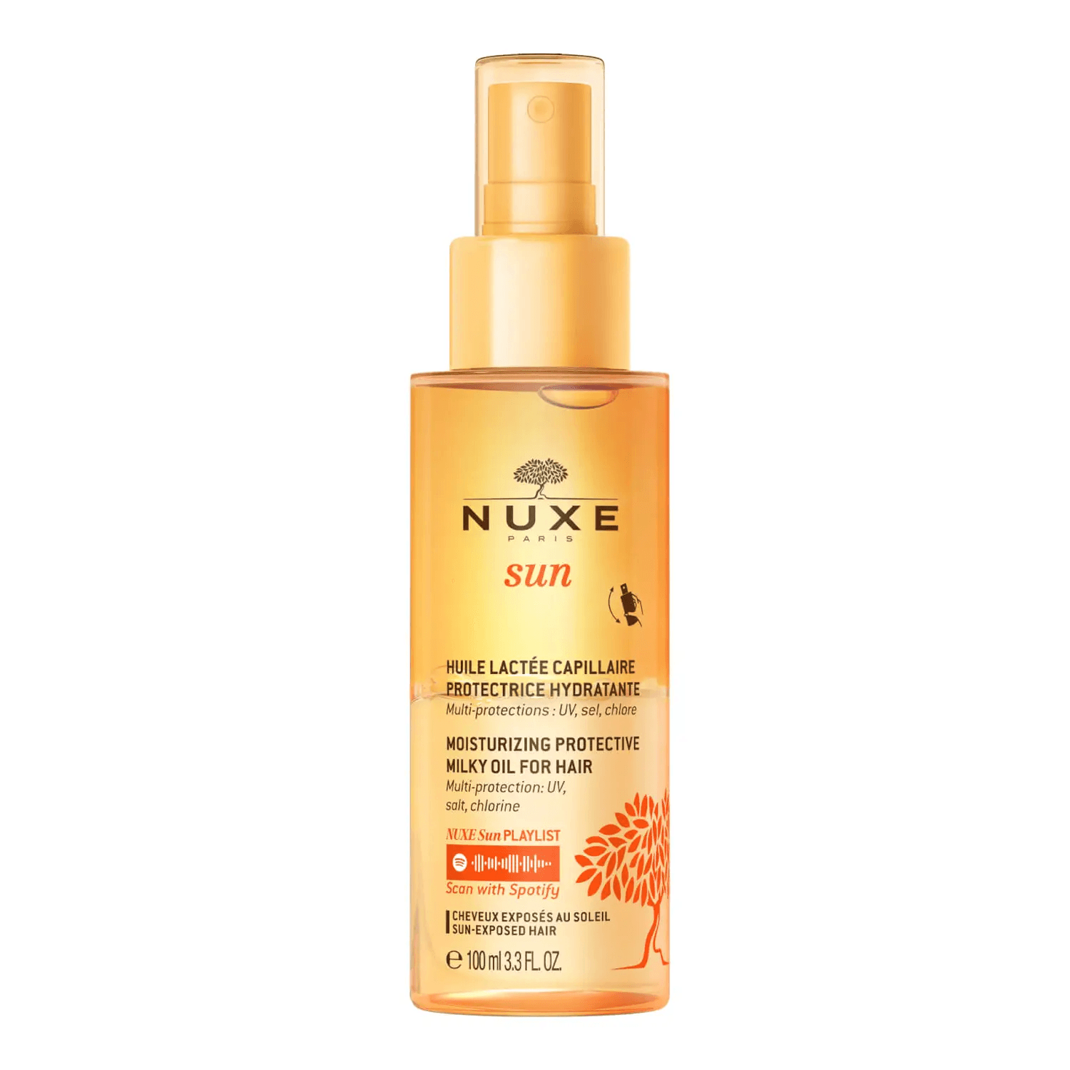 Nuxe Sun Olio Latte Solare Per Capelli Protettivo E Idratante Per Capelli 100ML