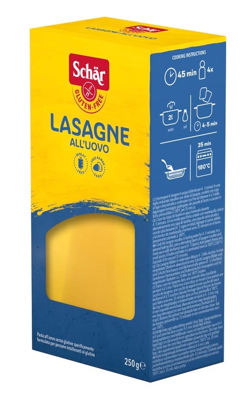 SCHAR LASAGNE UOVO 250G
