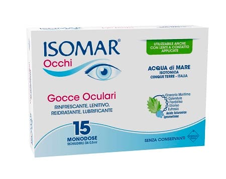 ISOMAR OCCHI GOCCE OCULARI ALL'ACIDO IALURONICO 0,20% 15 FLACONCINI