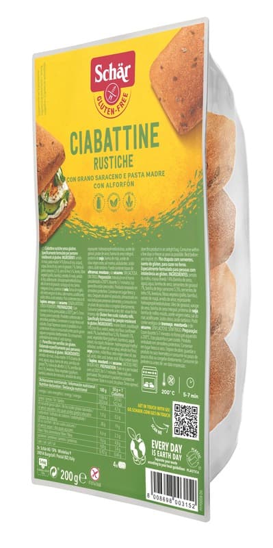 SCHAR CIABATTINE RUSTICHE 200G