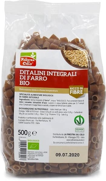 DITALINI INTEG FARRO 500G FINEST