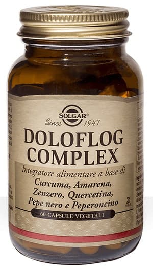Solgar Doloflog Complex Integratore per Dolori Articolari 60 capsule