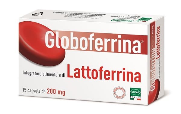 Globoferrina integratore alimentare di lattoferrina 15 capsule di SOFAR