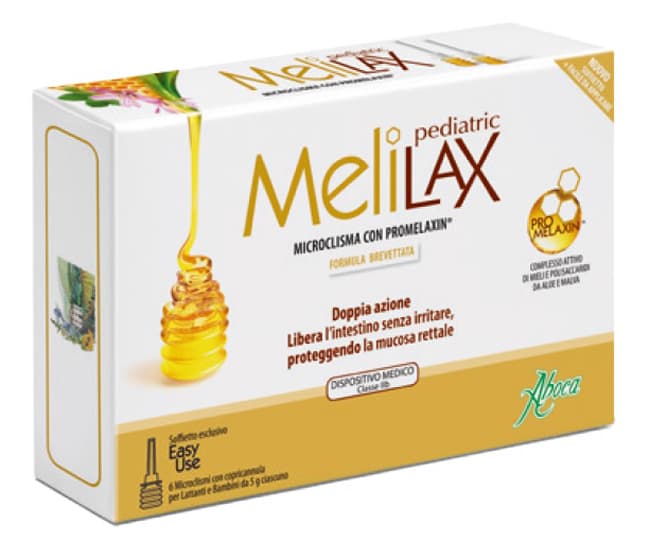 MELILAX PEDIATRICO 6 MICROCLISMI ABOCA