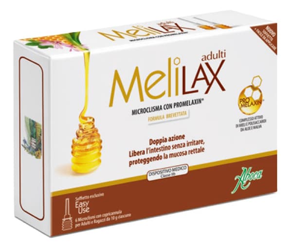 Melilax Adulti Aboca 6 Microclismi Monouso Da 10 G