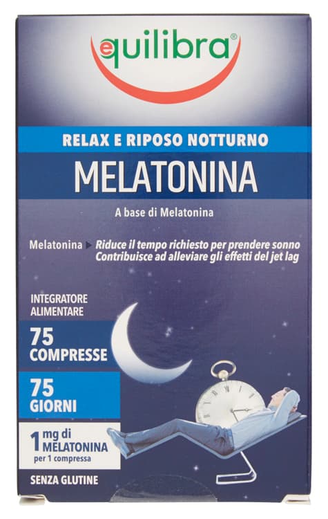 EQUILIBRA MELATONINA 75CPR 1MG