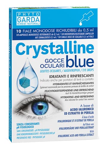 CRYSTALLINE BLUE GOCCE OCUL10F