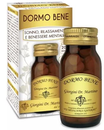 Dormo bene 80 past.