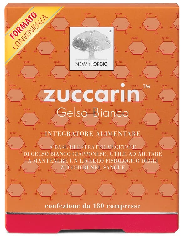 ZUCCARIN 180 COMPRESSE gelso bianco integratore per metabolismo dei carboidrati