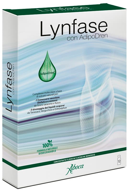 Aboca Lynfase Fitomagra Concentrato 12 Flaconcini 15 G