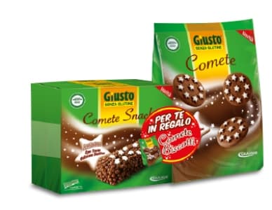 GIUSTO COMETE SNACK 120G S/G