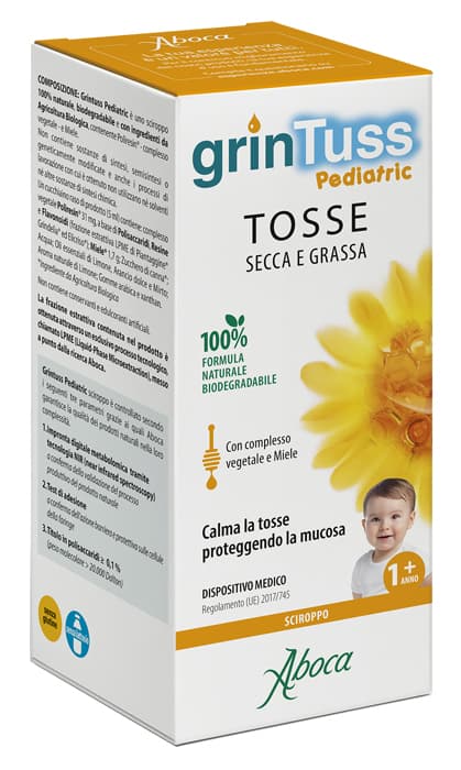 GrinTuss Pediatric Sciroppo Aboca 180 G