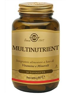 MULTINUTRIENT SOLGAR 30 TAVOLETTE