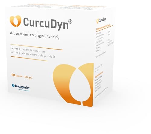 CurcuDyn Integratore alimentare con estratti vegetali e vitamine C e D