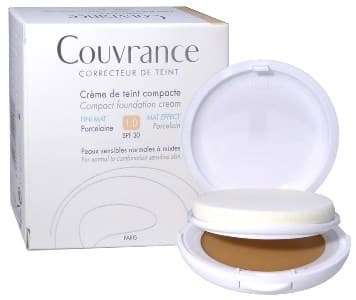 Avene Couvrance Fondotinta Crema Compatta Colorata Oil Free Porcellana