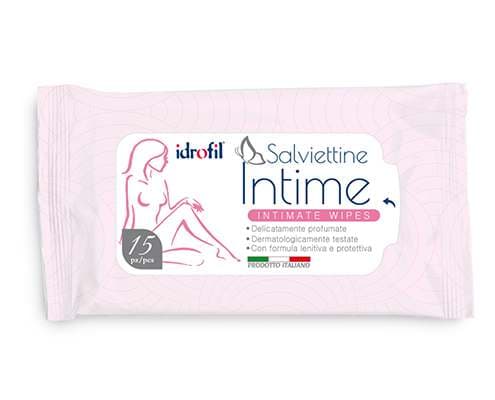 SALVIETTINE INTIME 15PZ IDROFIL